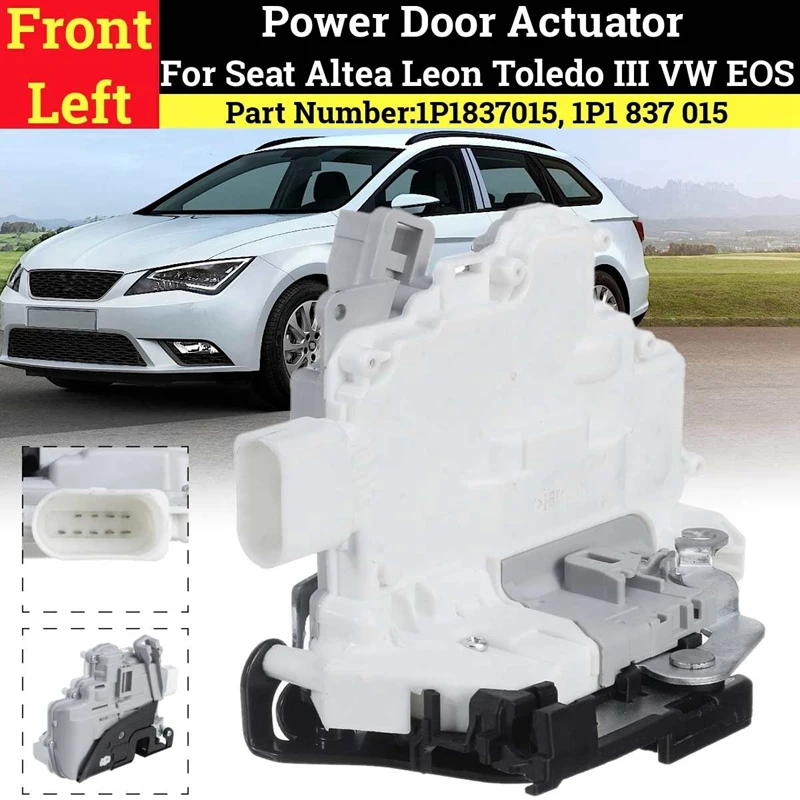 

Car Front Left Door Lock Actuator Mechanism For Seat Altea Leon Toledo MK III EOS 1P1837015 1P1 837 015