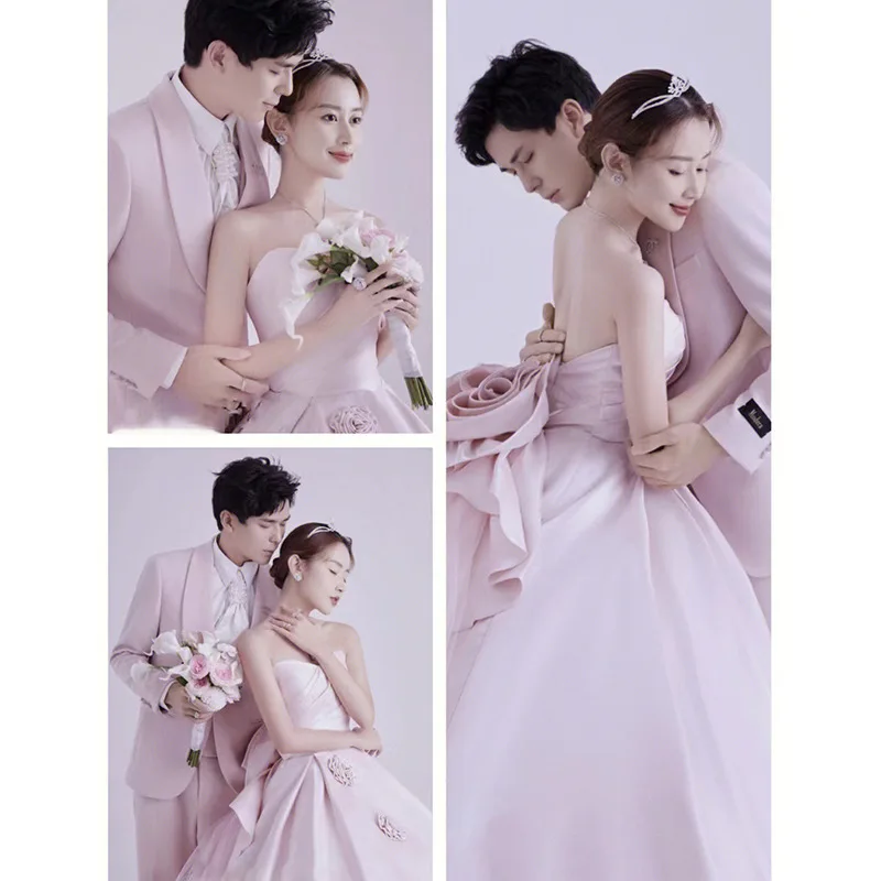 Классическое сексуальное бальное платье без бретелек с открытой спиной, свадебные платья, милое розовое платье невесты с большими цветами, новинка, простое платье
Классическое сексуальное бальное платье без бретелек с открытой спиной, свадебные платья, милое розовое платье невесты с большими цветами, новинка, простое платье