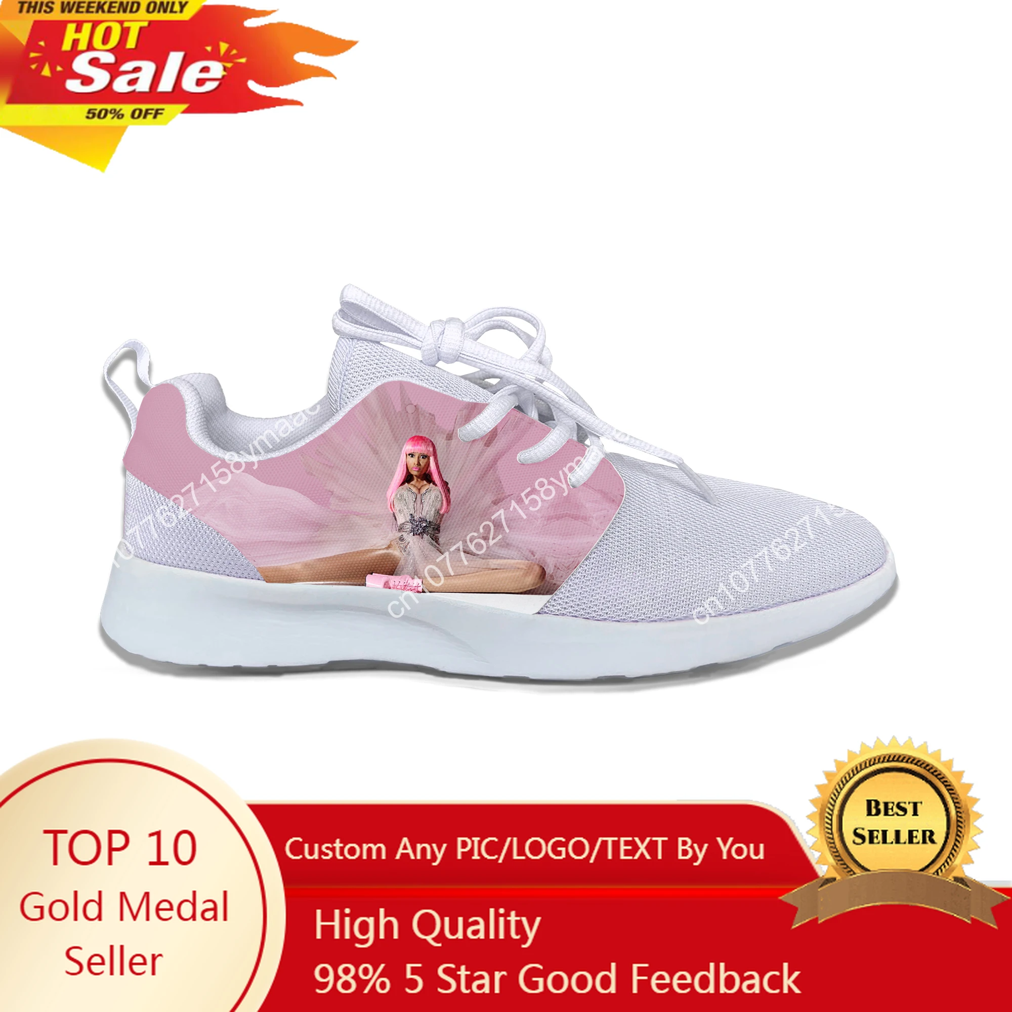 Hot Cool Fashion Hip Hop Summer High Quality Sneakers Casual Shoes Men Women Nicki Minaj Mesh Sports Shoes Latest Running Shoes
Hot Cool Fashion Hip Hop Summer High Quality Sneakers Casual Shoes Men Women Nicki Minaj Mesh Sports Shoes Latest Running Shoes