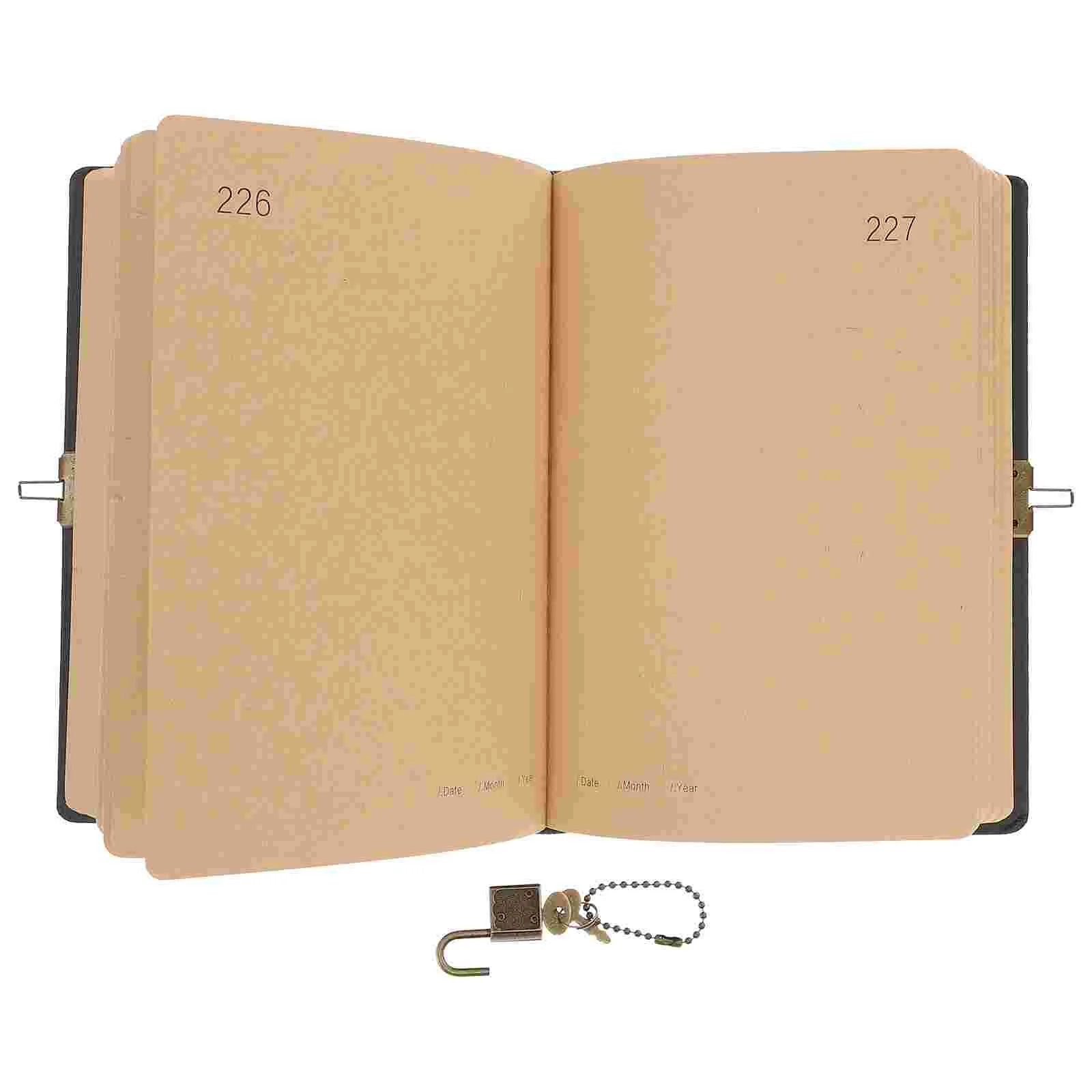 

Блокнот-журнал, блокнот для записей, планировщик, личный дневник, органайзер с замком, портативные канцелярские принадлежности для дома и офиса