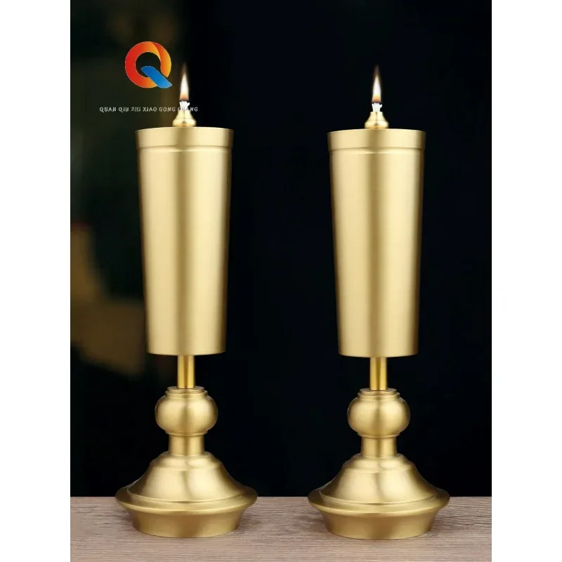 Pure Copper Oil Lamp Holder, Candle Butter Holder, Candle Holder, Buddha Front Lamp for Household Use
Pure Copper Oil Lamp Holder, Candle Butter Holder, Candle Holder, Buddha Front Lamp for Household Use
