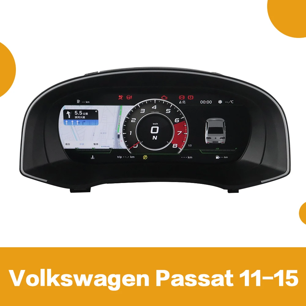 Автомобильная цифровая приборная панель для Volkswagen VW Passat 2011-2015 панель виртуальный инструмент кластер кабина ЖК-дисплей Спидометр экран
Автомобильная цифровая приборная панель для Volkswagen VW Passat 2011-2015 панель виртуальный инструмент кластер кабина ЖК-дисплей Спидометр экран