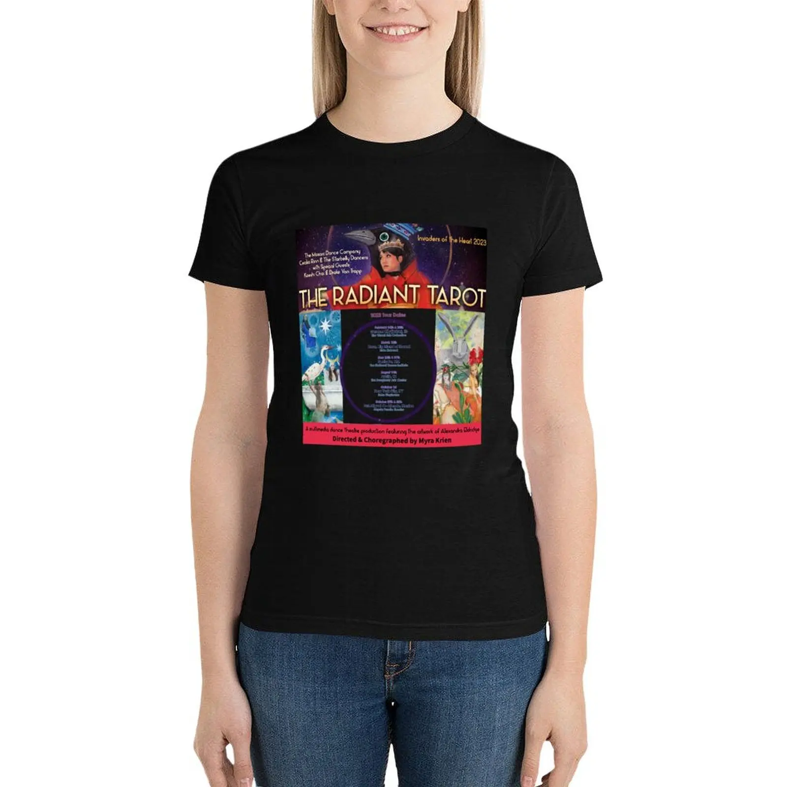 The Radiant Tarot Tour T-Shirt aesthetic clothes lady clothes Aesthetic clothing animal print shirt for girls womans clothing 
The Radiant Tarot Tour T-Shirt aesthetic clothes lady clothes Aesthetic clothing animal print shirt for girls womans clothing