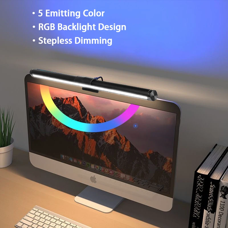 Computer Light Led Desk Lamp Stepless Dimming Screen Light USB New Hanging Light Table Lamp Monitor Light Study Reading Office
Computer Light Led Desk Lamp Stepless Dimming Screen Light USB New Hanging Light Table Lamp Monitor Light Study Reading Office