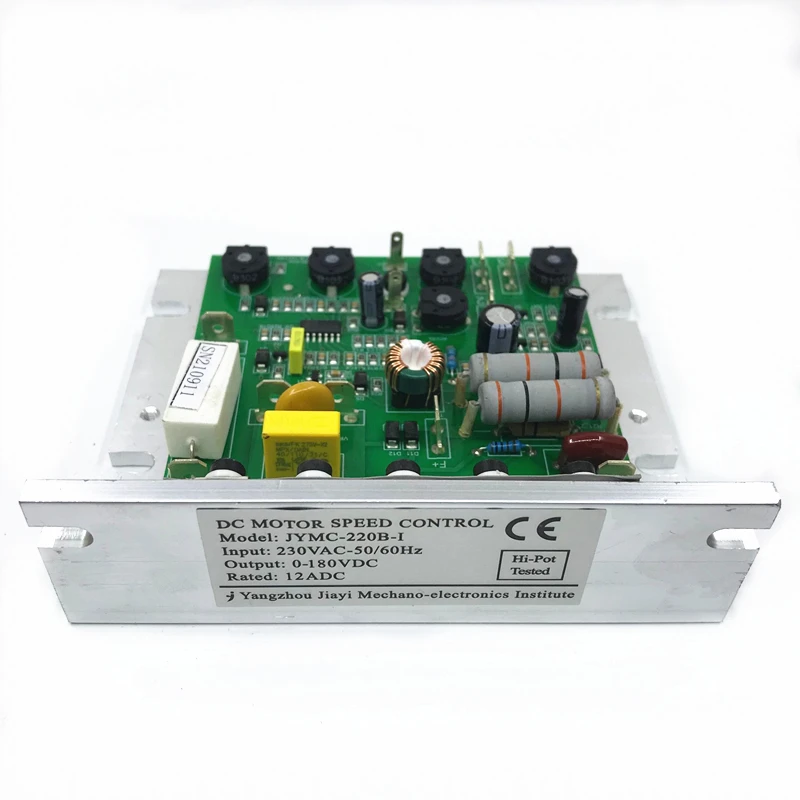 

DC Brush Motor Speed Regulator JYMC-220B-I 230VAC 12ADC lathe control board control board for mini lathe