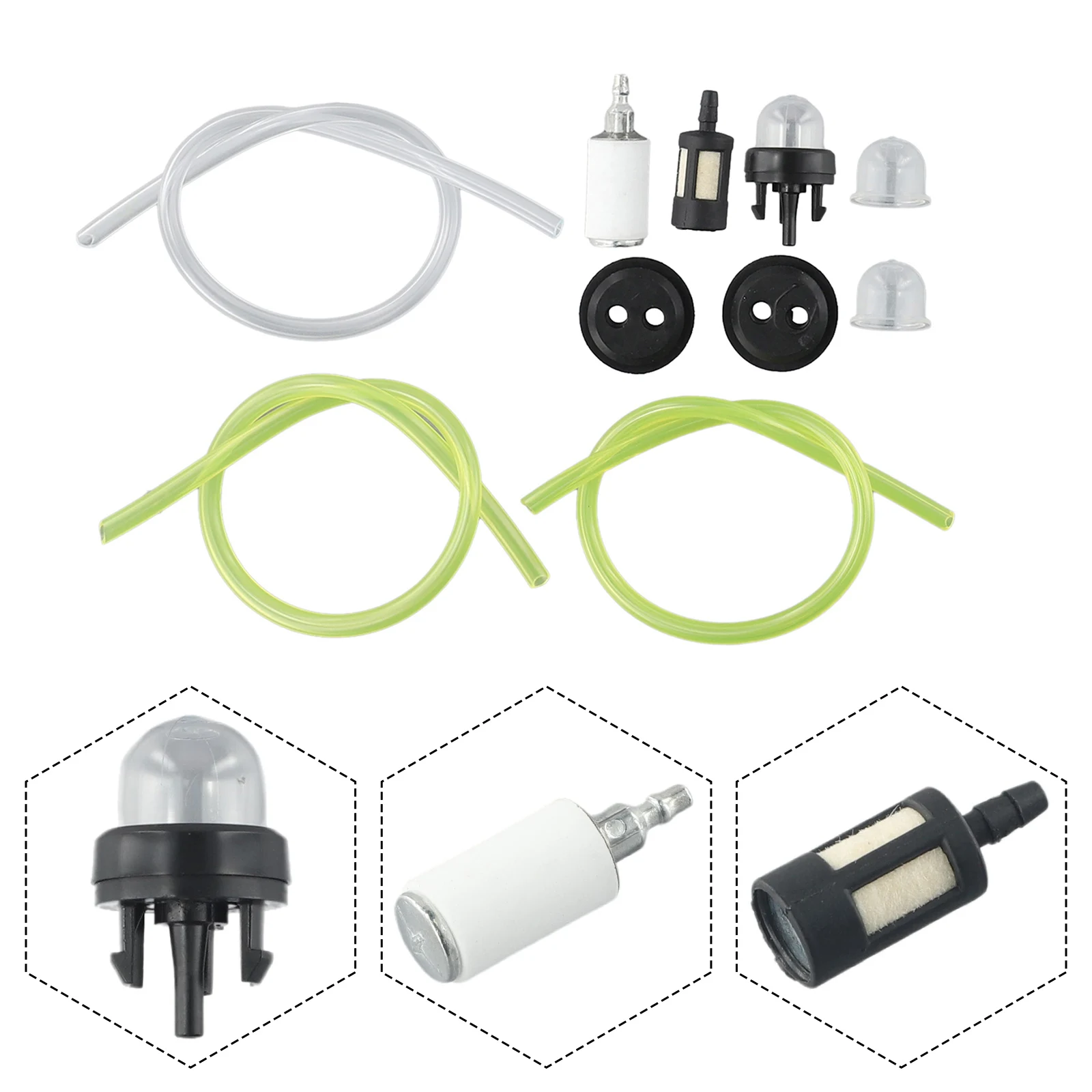 Universal Fuel Line Hose Tube Primer Bulb Spare Part Blowers Trimmer For McCulloch For Husqvarna Chainsaw Accessories-Part
Universal Fuel Line Hose Tube Primer Bulb Spare Part Blowers Trimmer For McCulloch For Husqvarna Chainsaw Accessories-Part
