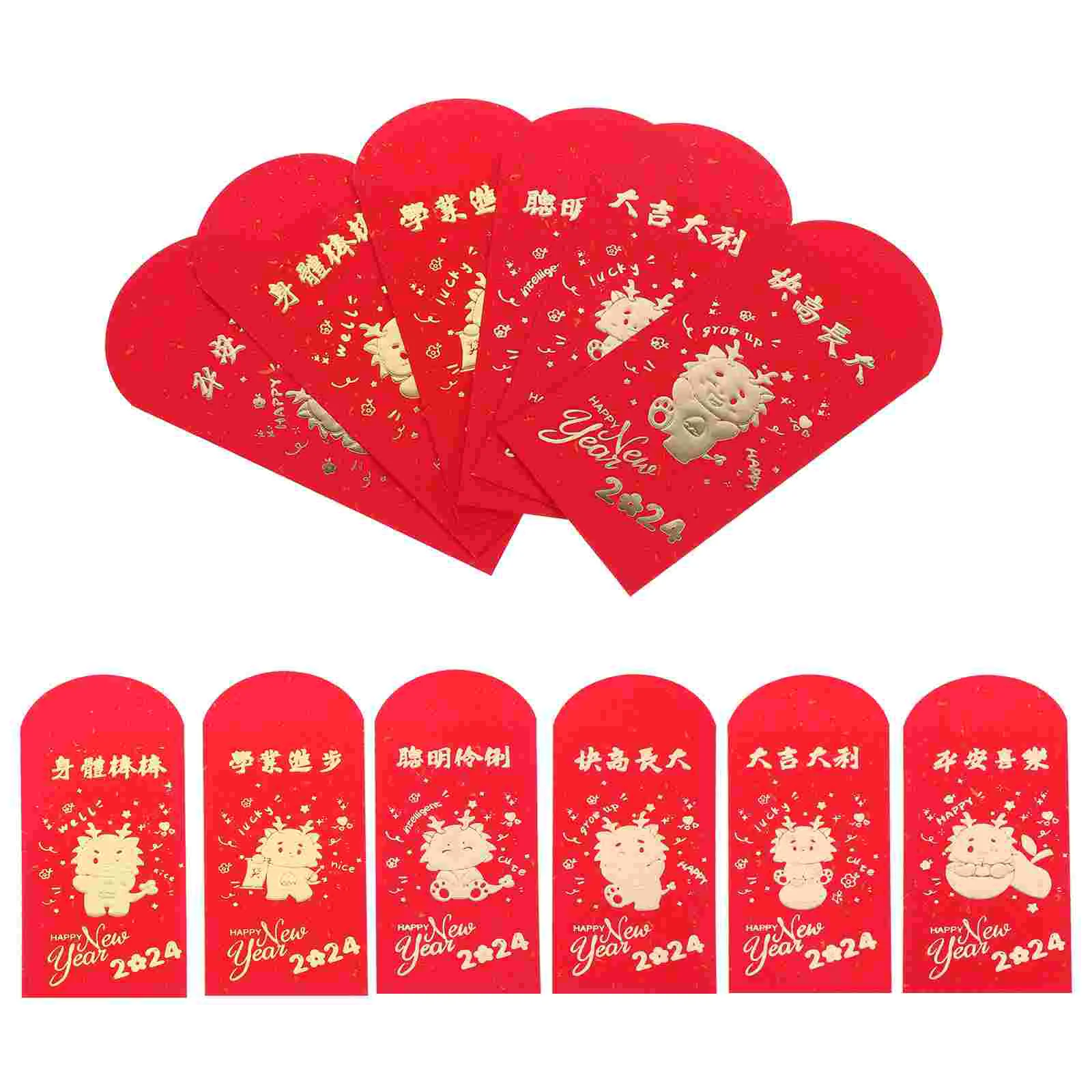 18 Pcs Thicken Red Envelope and Packet Gifts for Stocking Stuffers Year of Dragon Paper New
18 Pcs Thicken Red Envelope and Packet Gifts for Stocking Stuffers Year of Dragon Paper New
