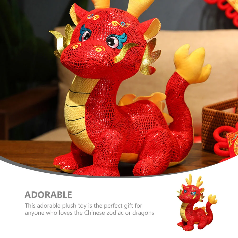 Chinese New Year Dragon Toy 2024 Zodiac Dragon Doll Cartoon Plush Dragon Figurine Dragon Mascot Doll 
Chinese New Year Dragon Toy 2024 Zodiac Dragon Doll Cartoon Plush Dragon Figurine Dragon Mascot Doll