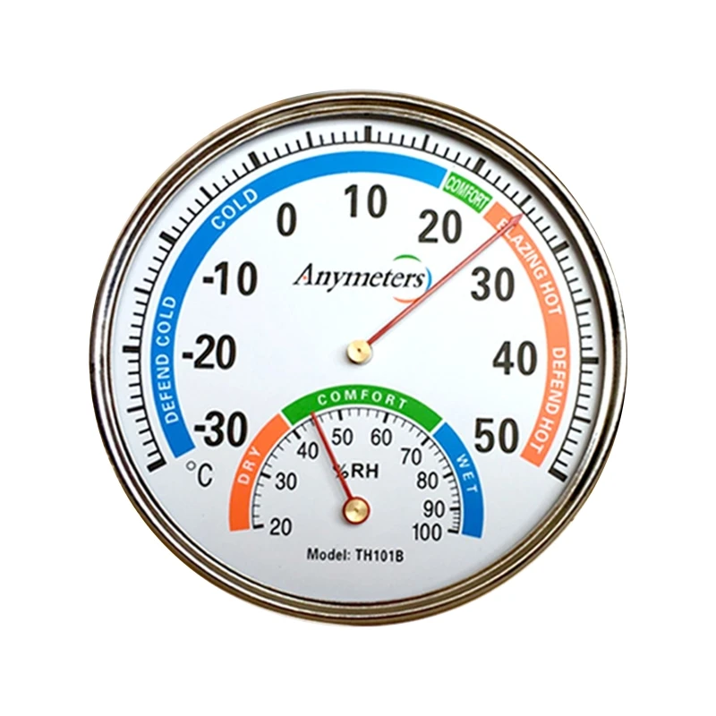 Indoor Outdoor Hygrometer Thermometer Round Weather Temperature Humidity Meter Gauge Monitor Wall Mounted Garden Home
Indoor Outdoor Hygrometer Thermometer Round Weather Temperature Humidity Meter Gauge Monitor Wall Mounted Garden Home
