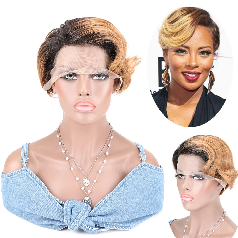 Straight Pixie Cut Wig T Part Lace Front Human Hair Wig for Black Women Brazilian Preplucked Transparent Lace Short Curl Wig
Straight Pixie Cut Wig T Part Lace Front Human Hair Wig for Black Women Brazilian Preplucked Transparent Lace Short Curl Wig