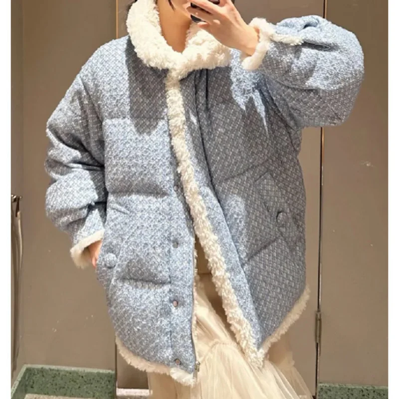 WAKUTA Turn Down Collar Pockets Long Sleeve Parkas Single-breasted Puffer Jacket JAPAN Autumn Winter Jaqueta Feminina Coats
WAKUTA Turn Down Collar Pockets Long Sleeve Parkas Single-breasted Puffer Jacket JAPAN Autumn Winter Jaqueta Feminina Coats