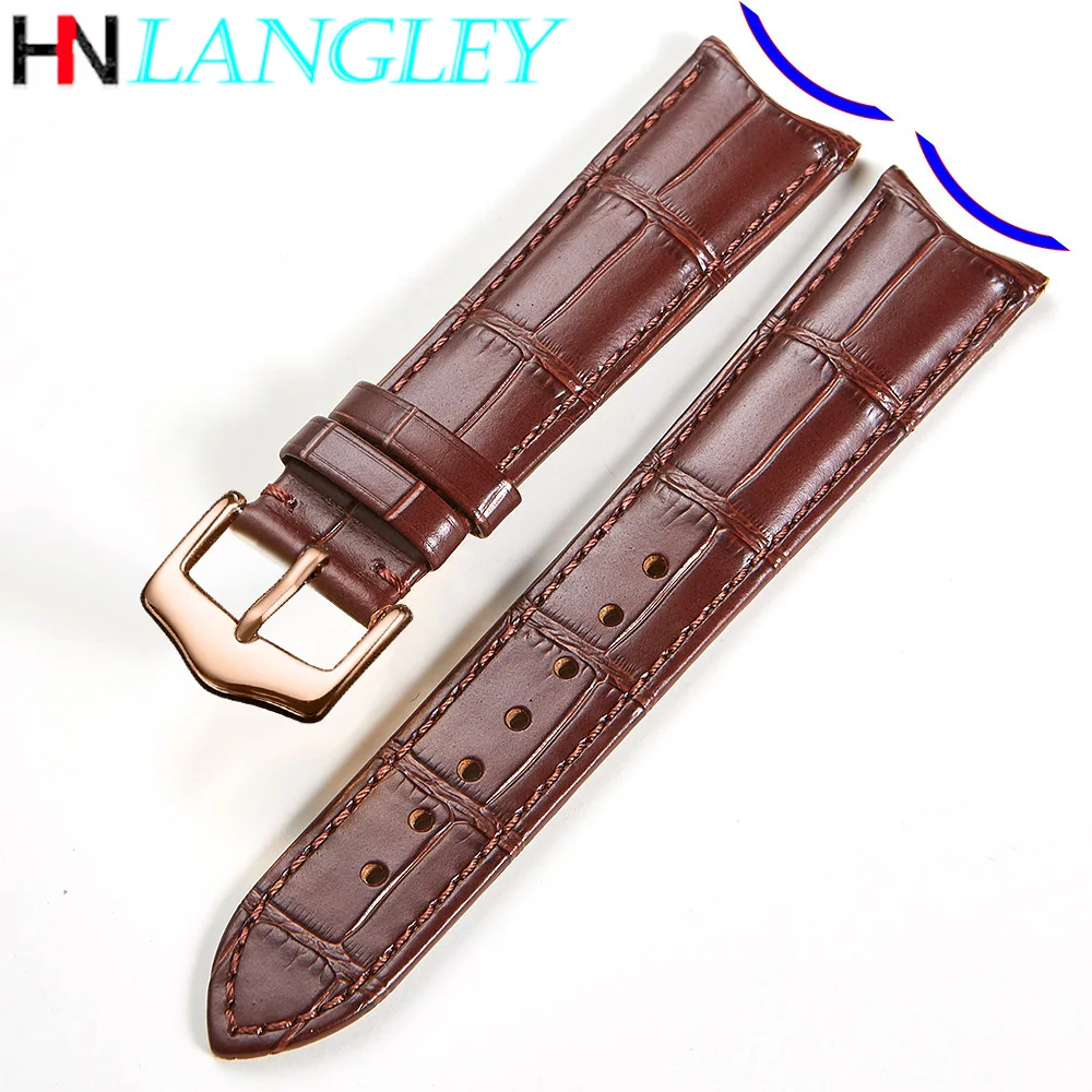 High Quality Geunine Leather Watch Band Straps Arc End 19mm 20mm 21mm 22m WristBand Curved End Adapter Steel Buckle watch strap
High Quality Geunine Leather Watch Band Straps Arc End 19mm 20mm 21mm 22m WristBand Curved End Adapter Steel Buckle watch strap