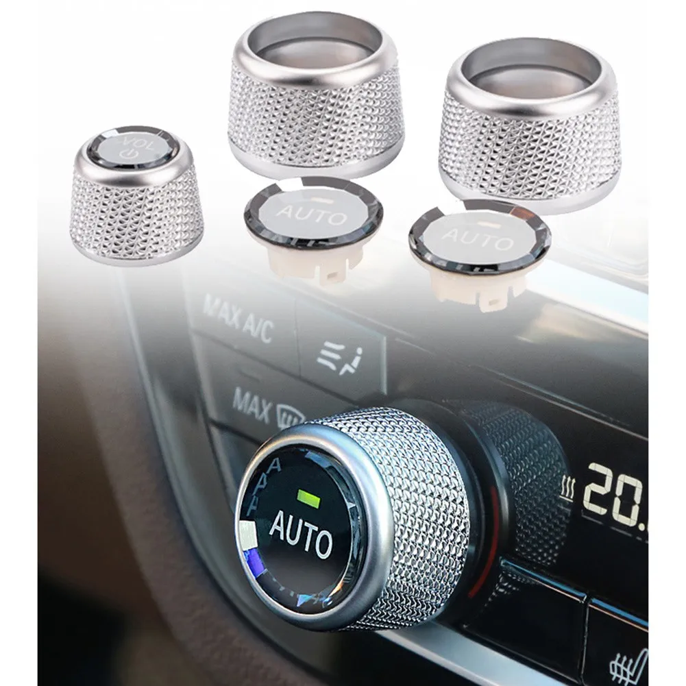Crystal Ring Cover Volume Button Knob For Car AC Climate Center Cover For BMW G02 G01 G30 G12 Front Silver For BMW 16-21
Crystal Ring Cover Volume Button Knob For Car AC Climate Center Cover For BMW G02 G01 G30 G12 Front Silver For BMW 16-21