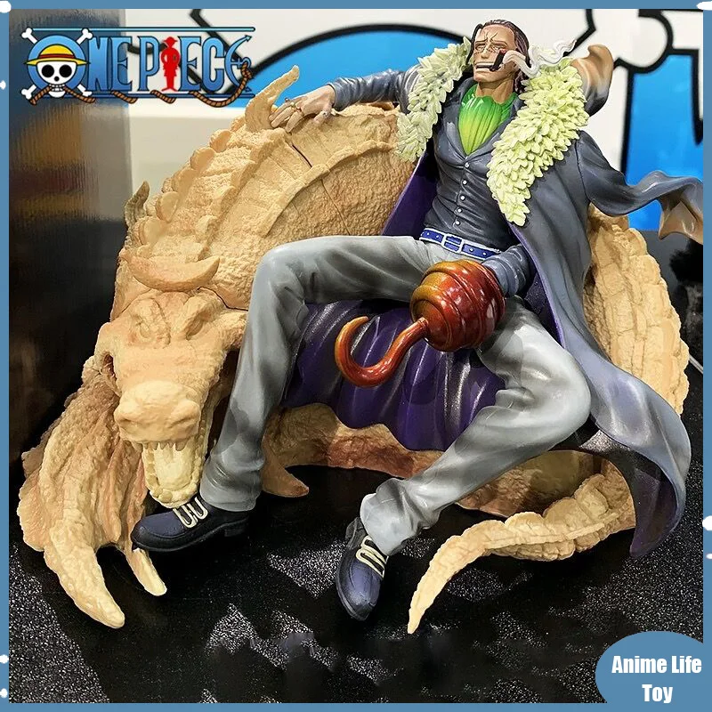 

Hot One Piece Bt Sitting Posture Laosha Gk Anime Figure Crocodile Shichibukai Sand Crocodile Figures Model Collectible Toy Gifts