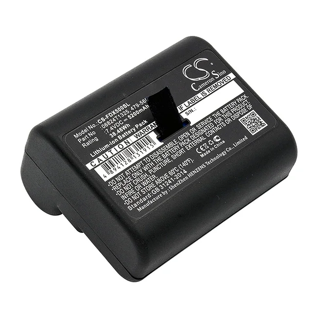 Cameron Sino 5200mAh Battery For Fluke Versiv DSX-5000 CableAnalyzer DSX Versiv 06824T1325 479-568 MBP-LION
Cameron Sino 5200mAh Battery For Fluke Versiv DSX-5000 CableAnalyzer DSX Versiv 06824T1325 479-568 MBP-LION