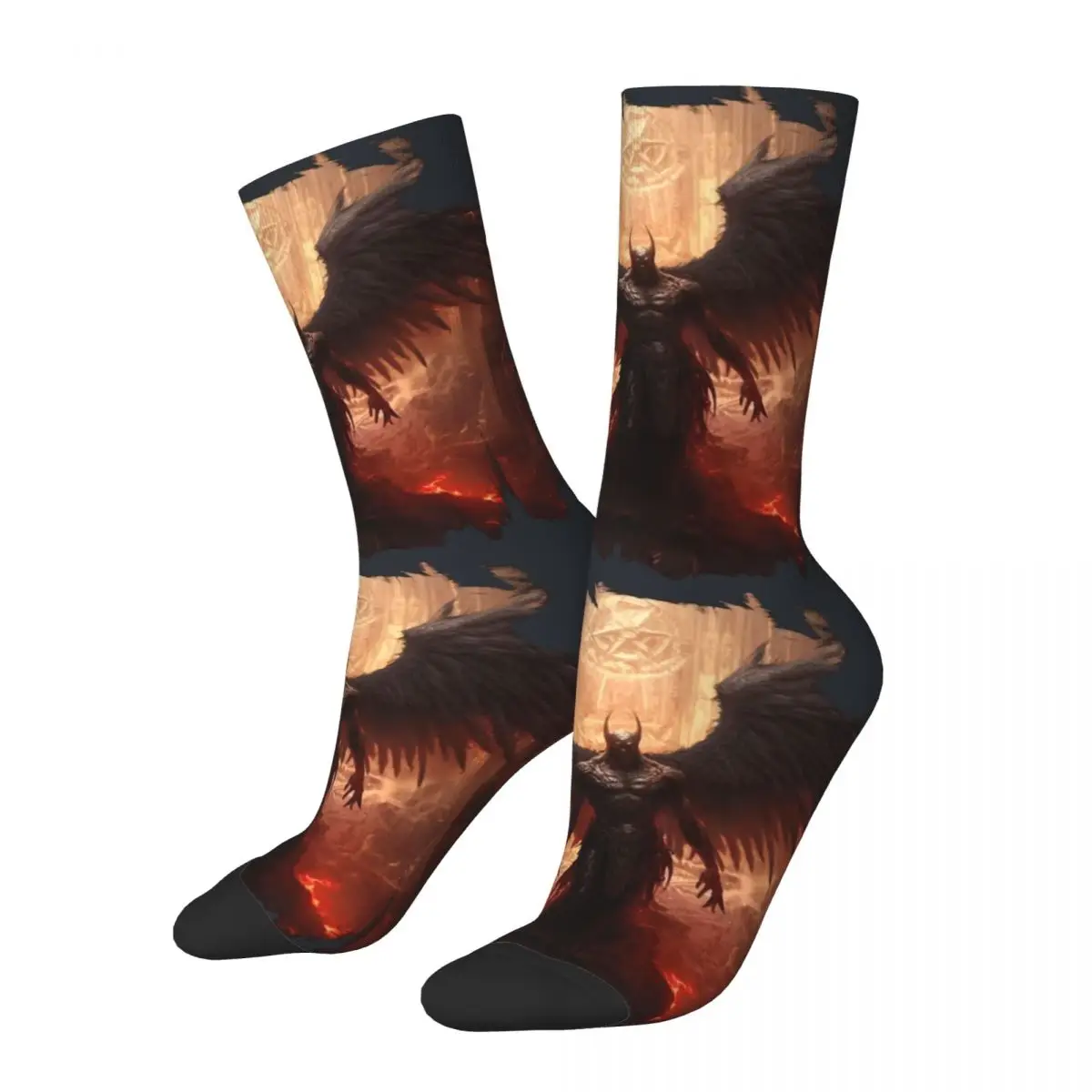 

Забавные счастливые мужские Компрессионные носки, новинка, повседневные сумасшедшие носки в уличном стиле Харадзюку с надписью «Ready To Fight», подарок