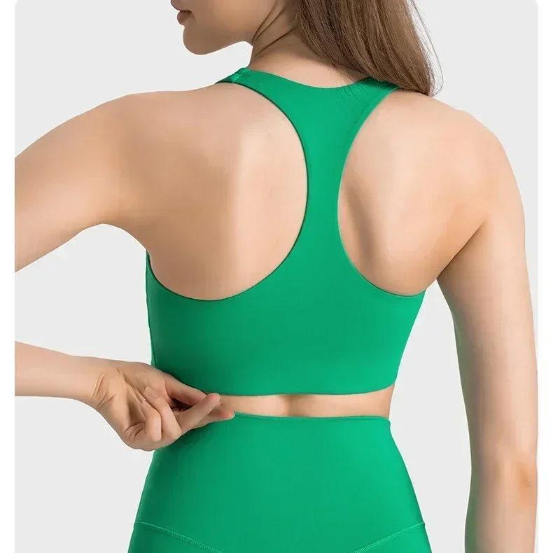 Lulu Women H-word High Elasticity Shock-proof Sports Bra Fixed Chest Pad Yoga Underwear Fitness Running Sports Vest Top
Lulu Women H-word High Elasticity Shock-proof Sports Bra Fixed Chest Pad Yoga Underwear Fitness Running Sports Vest Top