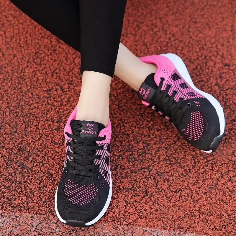 Women's Casual Mesh Sneakers, Breathable Colorblock Lace-up Running Shoes, Lightweight Sports Shoes
Women's Casual Mesh Sneakers, Breathable Colorblock Lace-up Running Shoes, Lightweight Sports Shoes