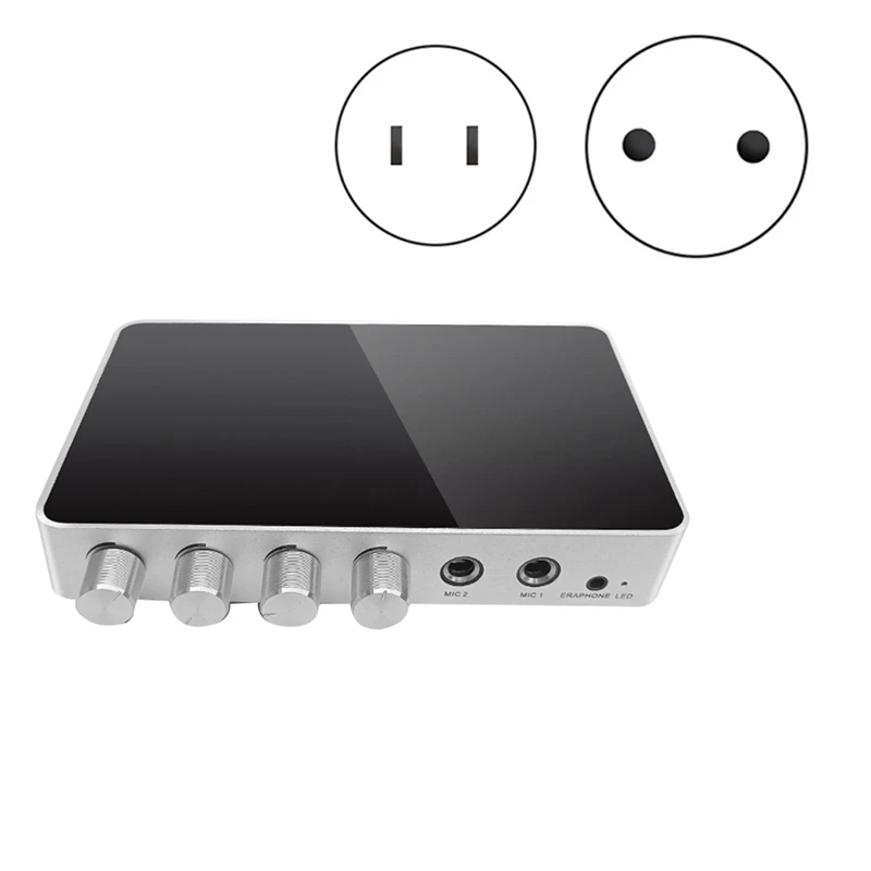 KM200 4K Mini HD Karaoke Sound Mixer Audio Mixer Dual Microphone Input Volume Adjustment For Stage KTV Room
KM200 4K Mini HD Karaoke Sound Mixer Audio Mixer Dual Microphone Input Volume Adjustment For Stage KTV Room