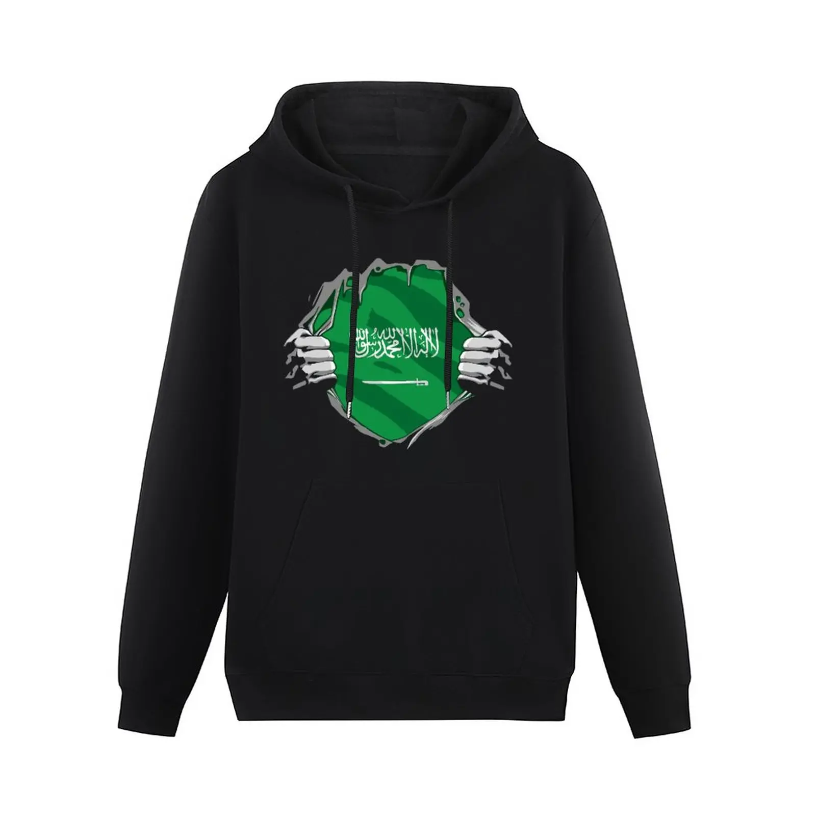 

Men Women Hoodies Saudi Arabia Flag Saudi Arabian Country Map Hoodie Pullover Hip Hop Hooded Sweatshirt Cotton Unisex