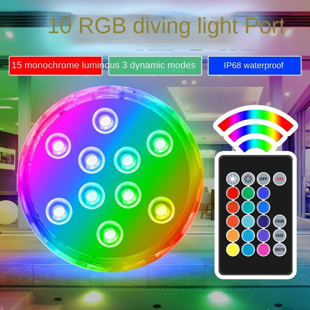 Aquarium Light LED Light Waterproof Lighting Light RGB Colorful Remote Control Atmosphere Light Underwater Light
Aquarium Light LED Light Waterproof Lighting Light RGB Colorful Remote Control Atmosphere Light Underwater Light