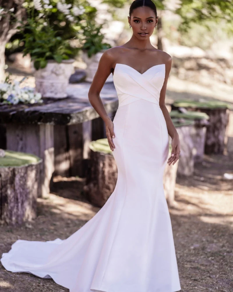 Qcenkeren Vestidos de novia Sweetheart Simple Wedding Dresses Trumpet Elegant Sweep Train Bridal Gowns For Sexy Women 2024
Qcenkeren Vestidos de novia Sweetheart Simple Wedding Dresses Trumpet Elegant Sweep Train Bridal Gowns For Sexy Women 2024