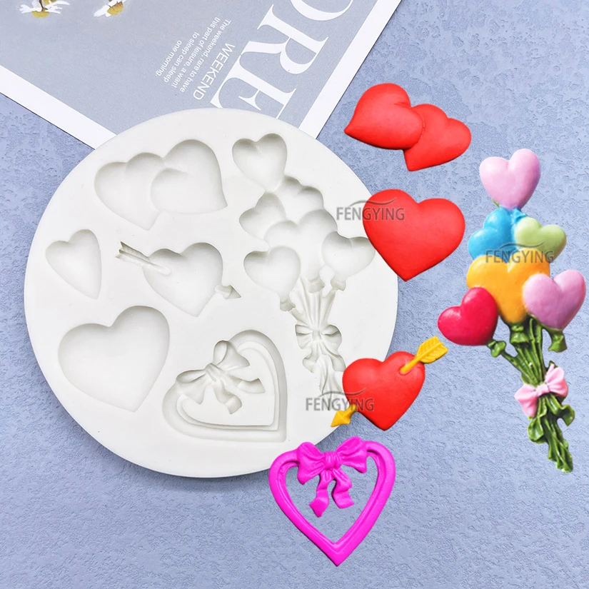 Heart Balloon Silicone Mold Sugarcraft Cupcake Baking Mold Fondant Cake Decorating Tools
Heart Balloon Silicone Mold Sugarcraft Cupcake Baking Mold Fondant Cake Decorating Tools