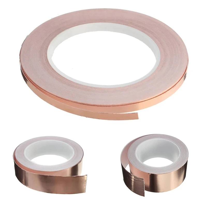 Single-Sided Adhesive Copper Foil Tape Self-Adhesive Shielding Tape Anti-Interference Tape For Guitar
Single-Sided Adhesive Copper Foil Tape Self-Adhesive Shielding Tape Anti-Interference Tape For Guitar