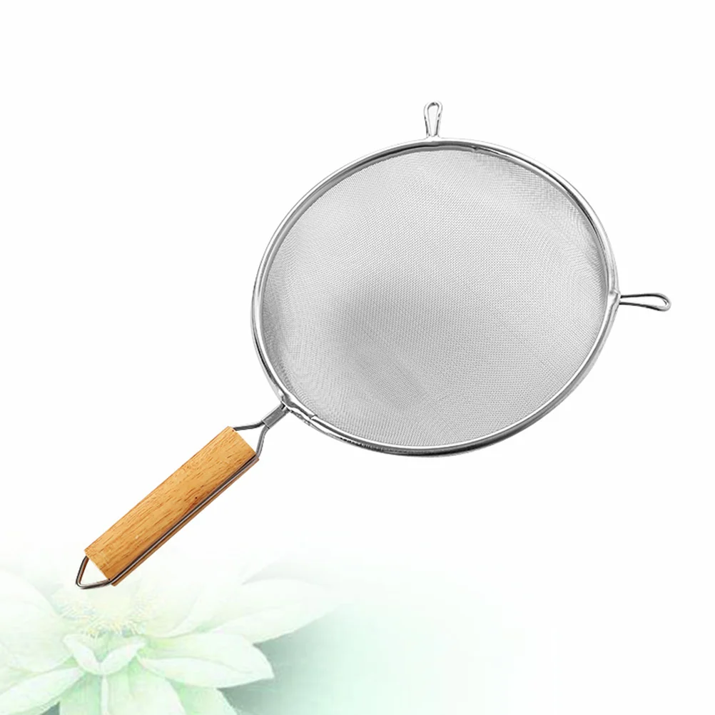 Pasta Noodles Stainless Steel Strainer Sieve Baking Gadget Round Tool Bamboo Filter
Pasta Noodles Stainless Steel Strainer Sieve Baking Gadget Round Tool Bamboo Filter