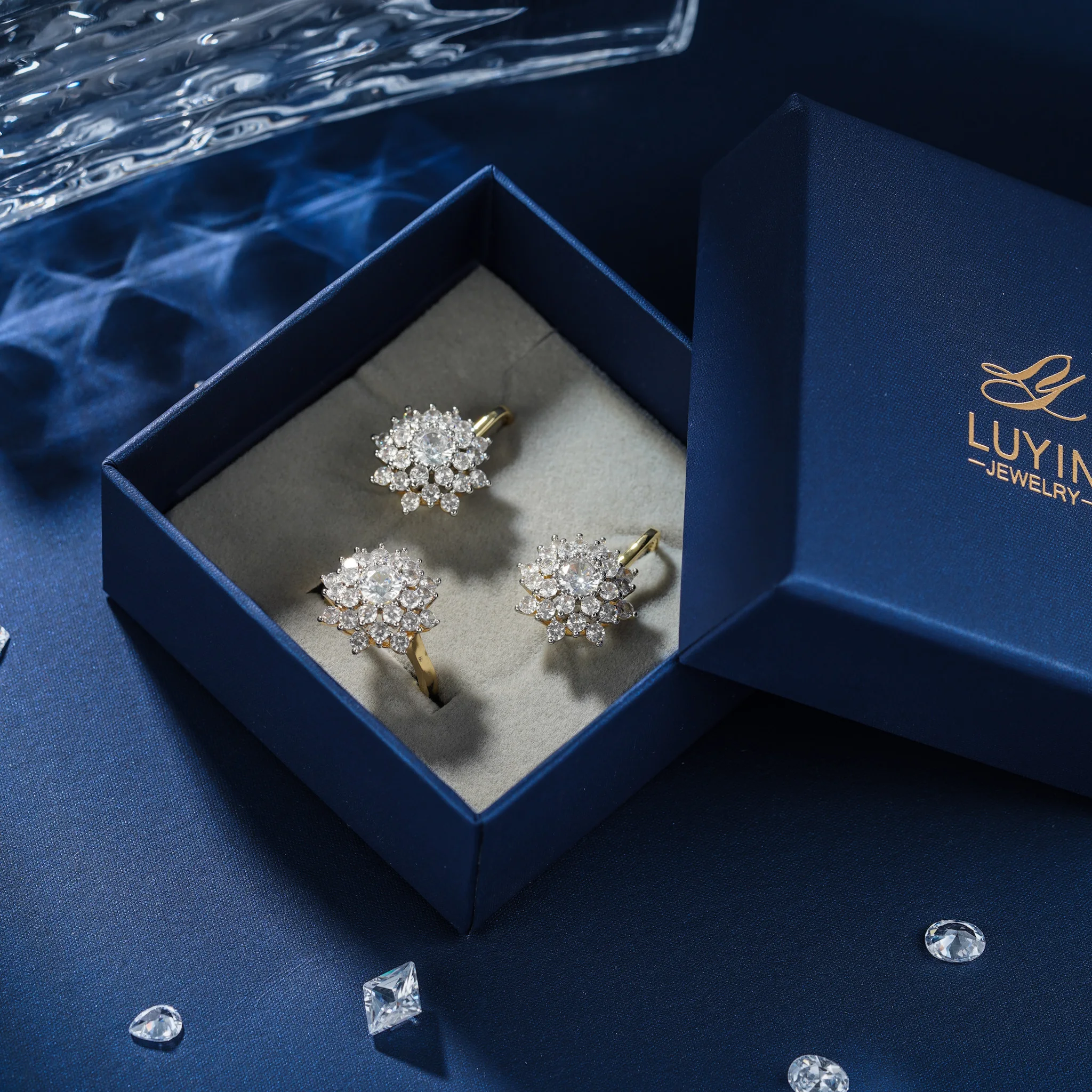 Classic Style Flower Shape Earrings Ring Set For Women Copper Plated 14K Gold Wedding Gorgeous Accessories 3 Mallzona S29a0470d112c45619cf3663b8aeefcd7c Classic Style Flower Shape Earrings Ring Set For Women Copper Plated 14K Gold Wedding Gorgeous Accessories Mallzona