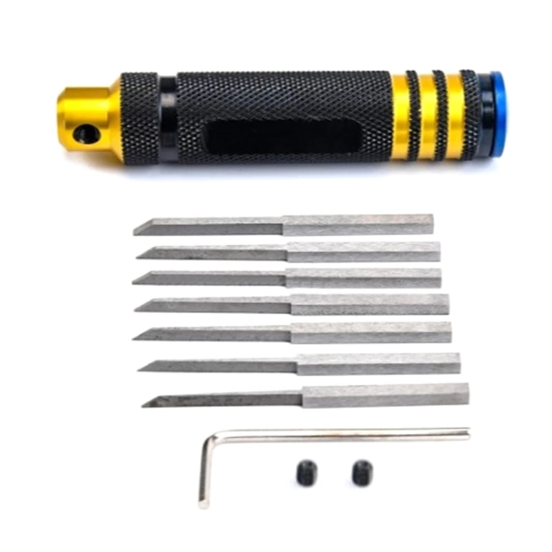Model Scriber Model Resin Scriber Tool Line Cutting Tool Chisels 7 Cutter For Remote Car/Drones Repair
Model Scriber Model Resin Scriber Tool Line Cutting Tool Chisels 7 Cutter For Remote Car/Drones Repair