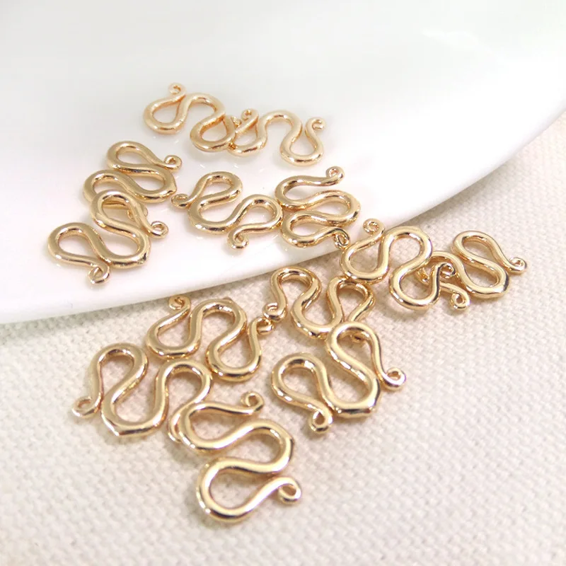 50pcs DIY 13*11mm accessories gold by S or W form fitting accessories bracelet necklace
50pcs DIY 13*11mm accessories gold by S or W form fitting accessories bracelet necklace