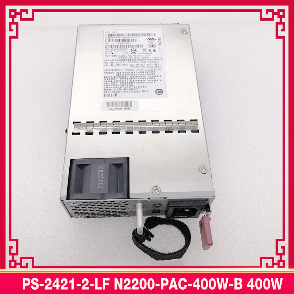 

PS-2421-2-LF N2200-PAC-400W-B 400W For CISCO Power Supply Used On N3K N2K Series Switches