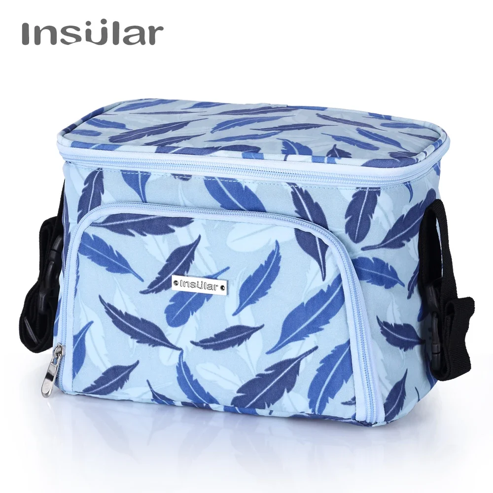 

Insular Brand Portable 600D Polyester Mommy Travel Baby Diaper Bag Thermal Stroller Hanging Bag Organizer Nappy Bag