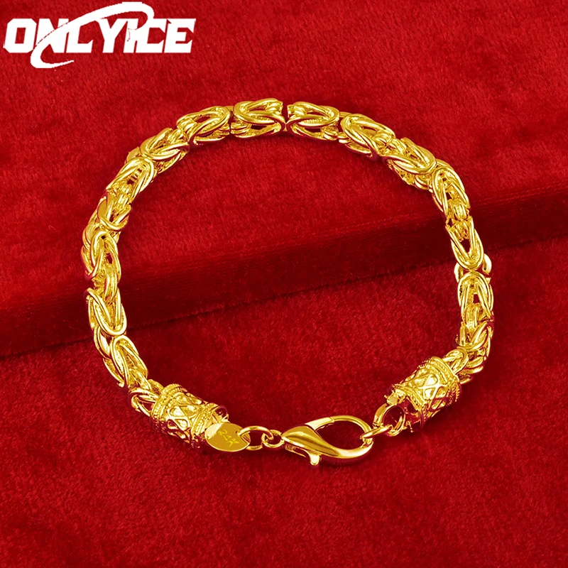 Браслет ONLYICE с цепочкой из 24-каратного золота с изображением головы дракона для мужчин, модные аксессуары в европейском стиле, роскошный подарок высокого качества
Браслет ONLYICE с цепочкой из 24-каратного золота с изображением головы дракона для мужчин, модные аксессуары в европейском стиле, роскошный подарок высокого качества