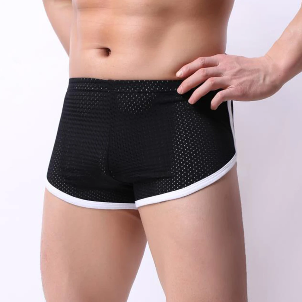 

Loose Men's Swimming Trunks Men Breathable Boxer Briefs Running Trunks Man Shorts Beachwear Homewear Boys Underpants Panties