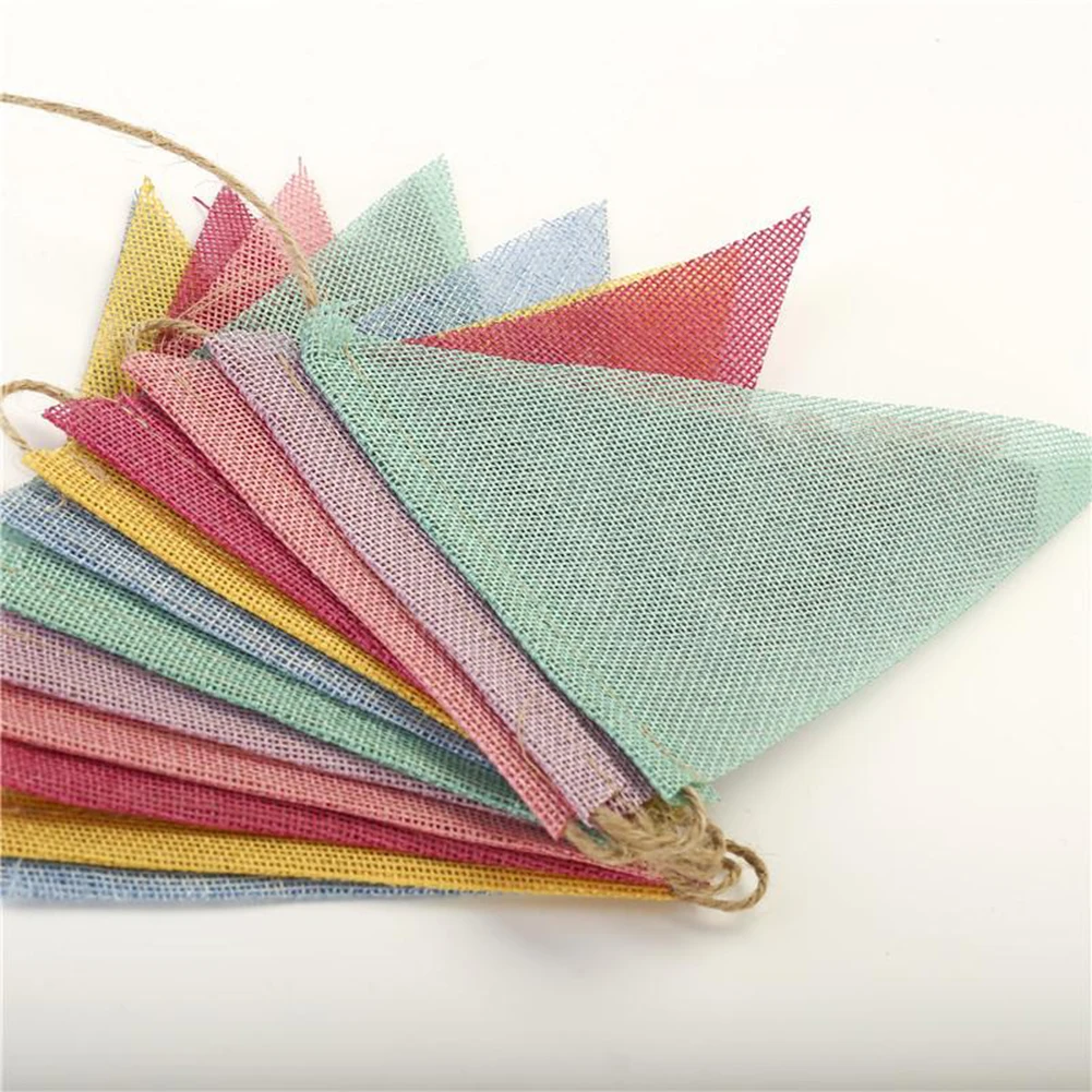 European-style Colorful Pull Flag For Pastel Party Kids Playhouse Baby Shower Imitation Linen 12 Flags 17x 12.5cm
European-style Colorful Pull Flag For Pastel Party Kids Playhouse Baby Shower Imitation Linen 12 Flags 17x 12.5cm