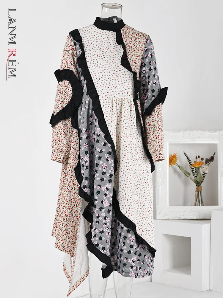 LANMREM Streetwear Print Dress Women Irregular Patchwork Design Stand Collar Long Sleeves Dresses Fashion 2023 Autumn New 2A3301
LANMREM Streetwear Print Dress Women Irregular Patchwork Design Stand Collar Long Sleeves Dresses Fashion 2023 Autumn New 2A3301