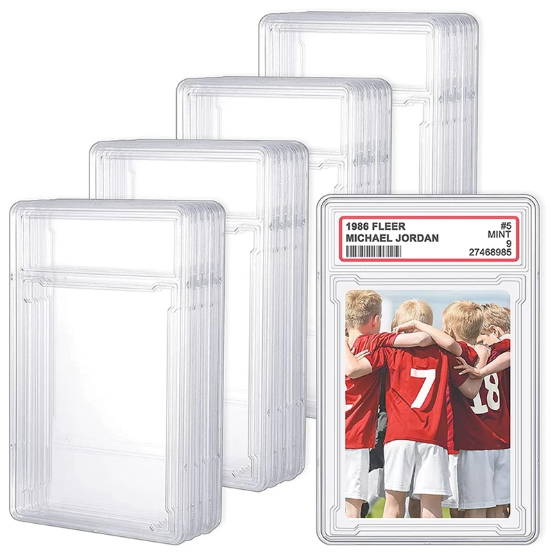Trading Cards Protector Case Acrylic Clear Baseball Card Holders With Label Position Hard Card Sleeves
Trading Cards Protector Case Acrylic Clear Baseball Card Holders With Label Position Hard Card Sleeves