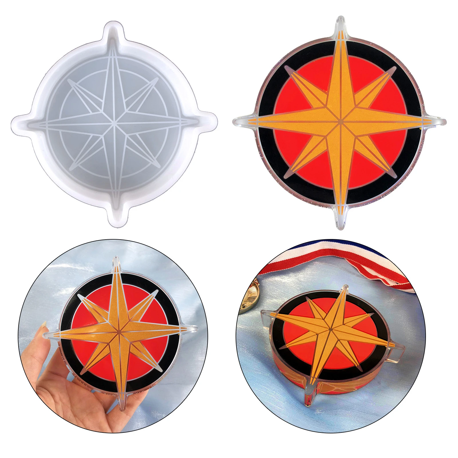 Compass Aromatherapy Epoxy Resin Mold DIY Plaster Candle Aromatherapy Ornaments Car Aromatherapy Pendant Silicone Mold
Compass Aromatherapy Epoxy Resin Mold DIY Plaster Candle Aromatherapy Ornaments Car Aromatherapy Pendant Silicone Mold