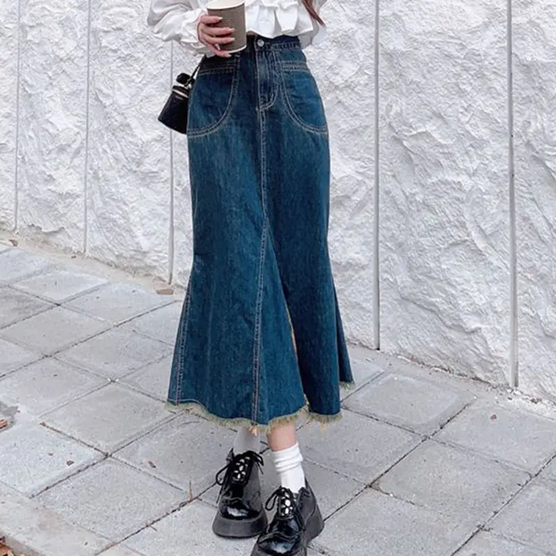 2023 Women's Denim Skirt New Style in Spring and Summer Y2k Sense of Design Retro High Waist Loose and Comfortable Free Shipping
2023 Women's Denim Skirt New Style in Spring and Summer Y2k Sense of Design Retro High Waist Loose and Comfortable Free Shipping