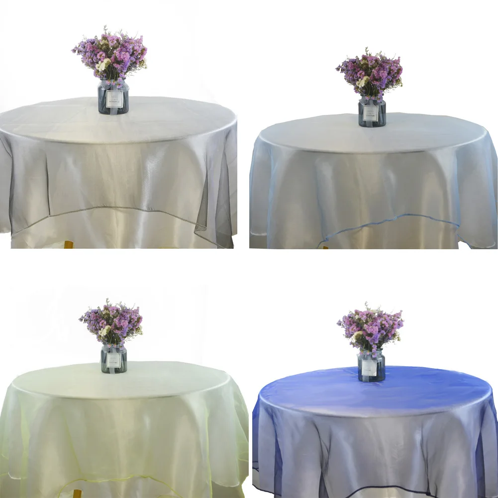 Organza Table cloth Sheer Organza Tablecloth for Weddings Decoration Birthday Christmas Hotel Restaurant Table Overlays
Organza Table cloth Sheer Organza Tablecloth for Weddings Decoration Birthday Christmas Hotel Restaurant Table Overlays