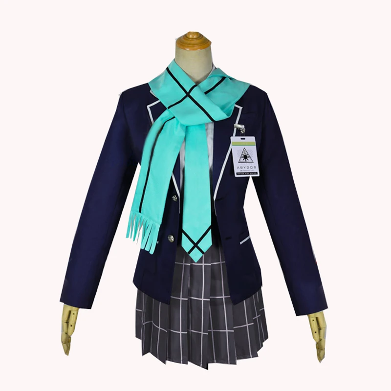 

Game Blue Archive Sunaokami Shiroko Cosplay Costume School Uniforms With Bag Party Suit Halloween Carnival Outfits Custom Made