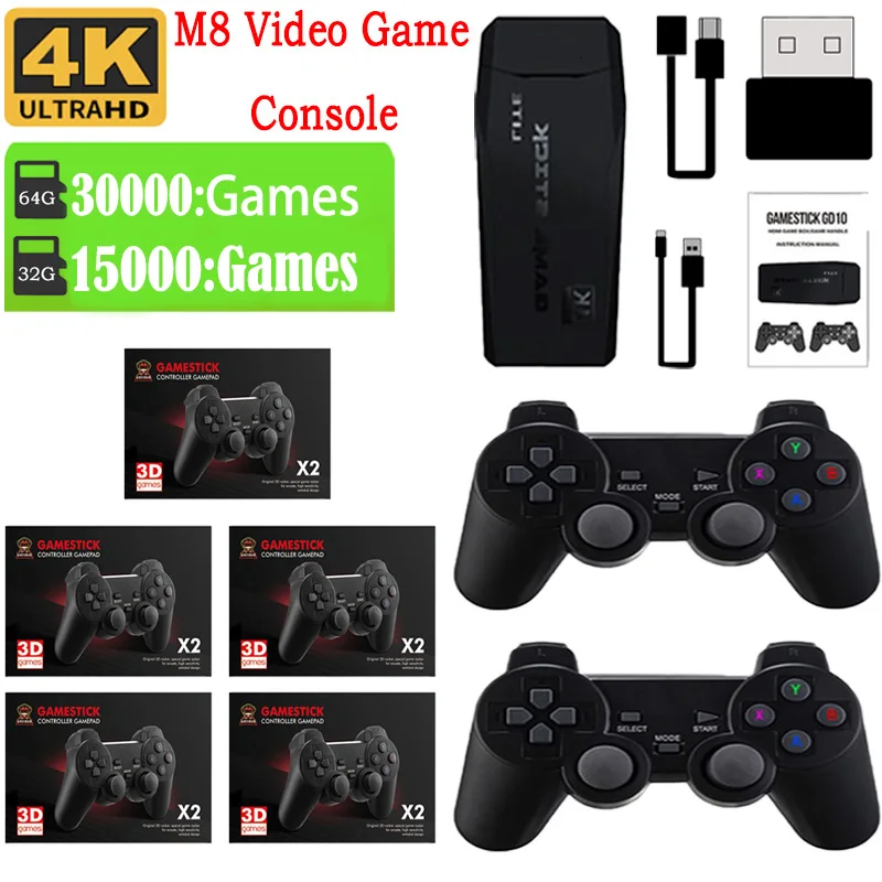 Новая игровая консоль в стиле ретро 4K/64G/30000 HD, консоль для видеоигр PSP PS1 GBA 64G 30000 игр 2,4G, двойной беспроводной контроллер
Новая игровая консоль в стиле ретро 4K/64G/30000 HD, консоль для видеоигр PSP PS1 GBA 64G 30000 игр 2,4G, двойной беспроводной контроллер