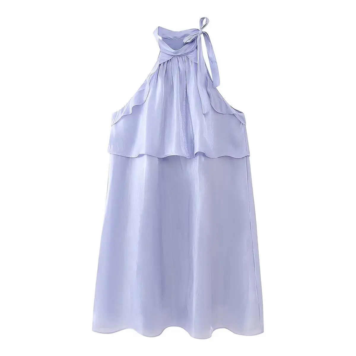 2024 European and American Style Women's New Bright and Elegant Hanging Neck Dress
2024 European and American Style Women's New Bright and Elegant Hanging Neck Dress