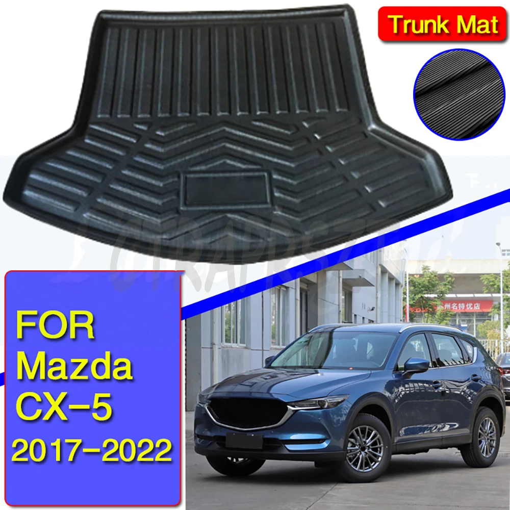 

For Mazda CX-5 CX5 MK2 2017 2018 2019-2022 2nd Gen Car Rear Boot Liner Trunk Cargo Mat Tray Floor Carpet Mud Pad Protector