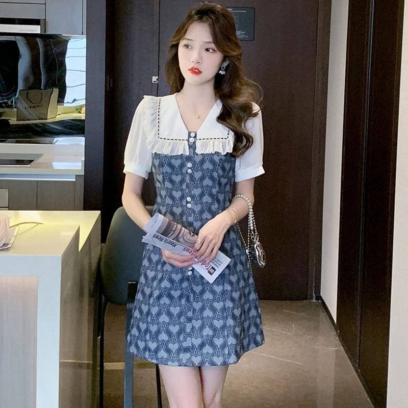 2023 New Spring and Summer Women's Dress French Temperament Printed Panel Slim and Sweet Free Shipping
2023 New Spring and Summer Women's Dress French Temperament Printed Panel Slim and Sweet Free Shipping