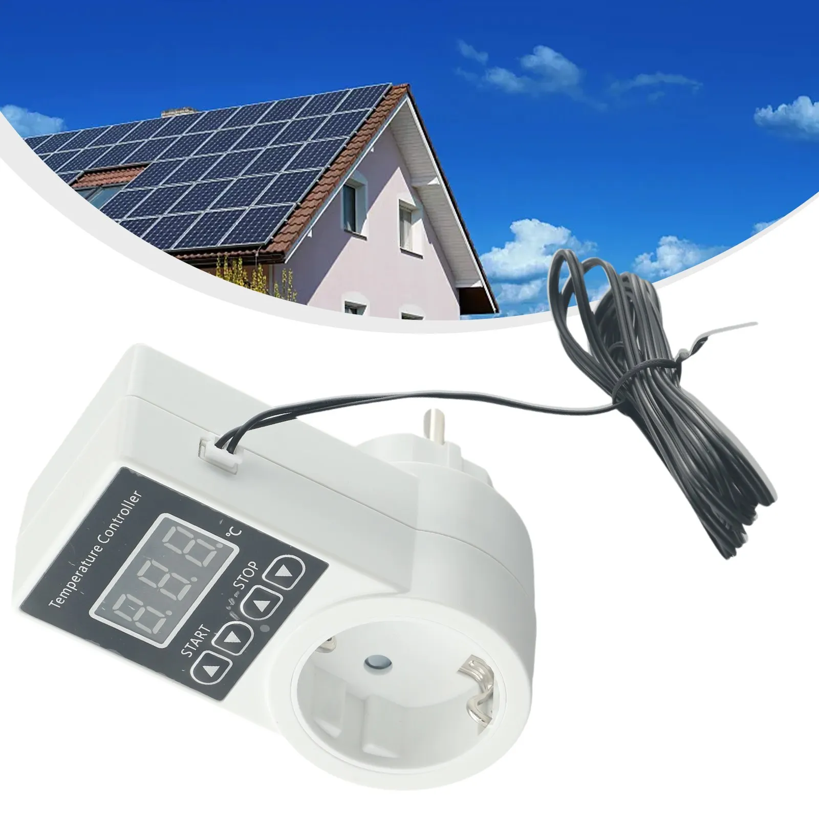 Temperature Switch Thermostat Sockets Digital EU Plug For Greenhouse LCD Display Plastic Temperature Controller Timer
Temperature Switch Thermostat Sockets Digital EU Plug For Greenhouse LCD Display Plastic Temperature Controller Timer