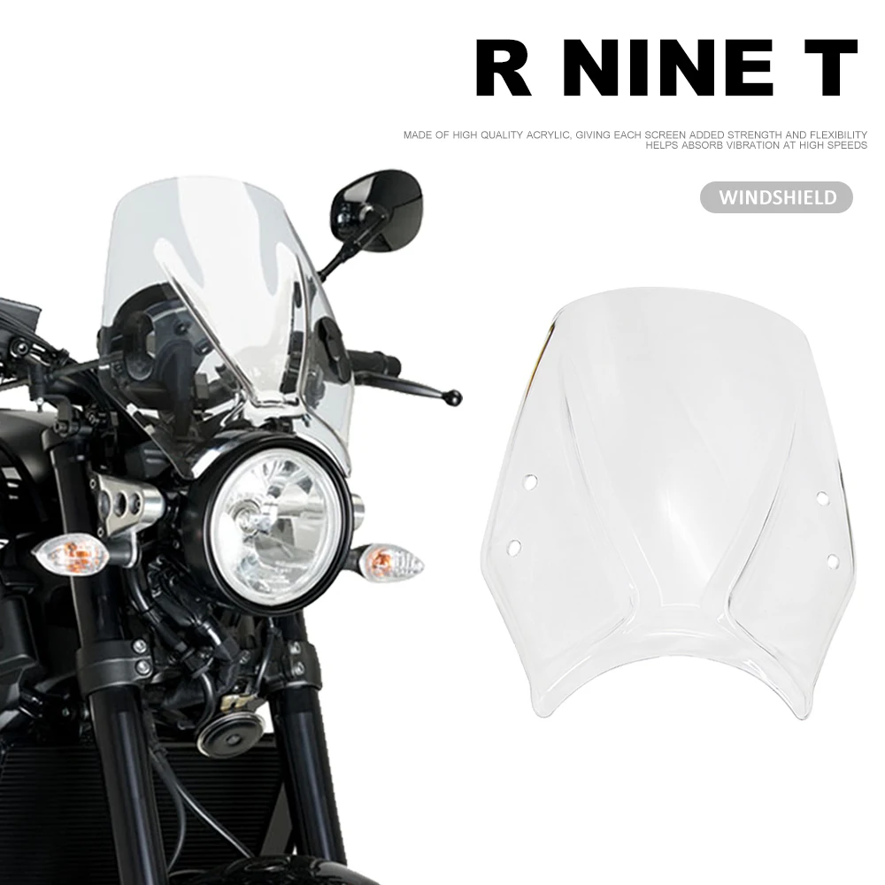 Motorcycle RNINET R9T Windscreen Windshield For BMW R NineT NINET R NINE T RnineT r9t Wind Shield Screen Protector
Motorcycle RNINET R9T Windscreen Windshield For BMW R NineT NINET R NINE T RnineT r9t Wind Shield Screen Protector