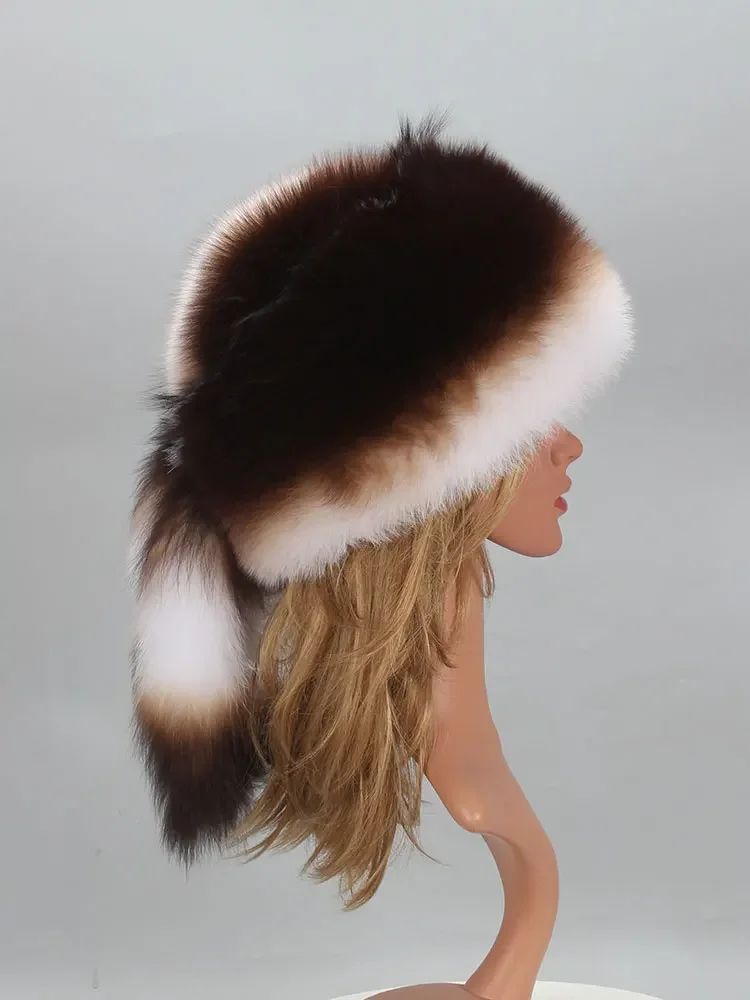 Real Fur Bomber Trapper Hat Lady Winter Warm Luxury 100% Natural Fox Fur Hat Ski Mask Bonnet Fashion Fluffy Fox Fur Beanie Caps
Real Fur Bomber Trapper Hat Lady Winter Warm Luxury 100% Natural Fox Fur Hat Ski Mask Bonnet Fashion Fluffy Fox Fur Beanie Caps